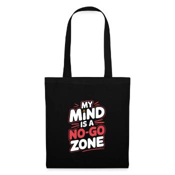 Conspiration de contrôle mental Mk-Ultra et gouvernement - Sac en tissu - noir - Devant