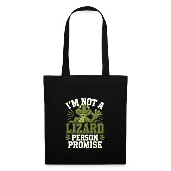 Lézard Peuple Reptile Conspiration Et Secret - Sac en tissu - noir - Devant