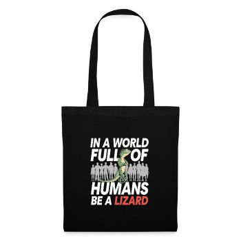 Lizard People Reptile Conspiracy And Secret - Tote Bag - black - Front