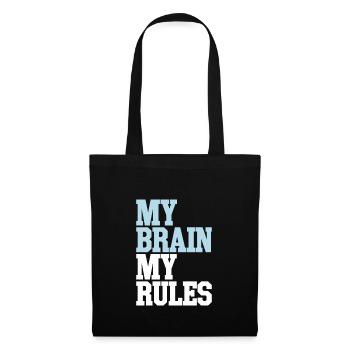 Conspiration de contrôle mental Mk-Ultra et gouvernement - Sac en tissu - noir - Devant