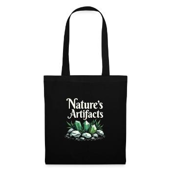 Passionné de collecte de géologie et de - Sac en tissu - noir - Devant