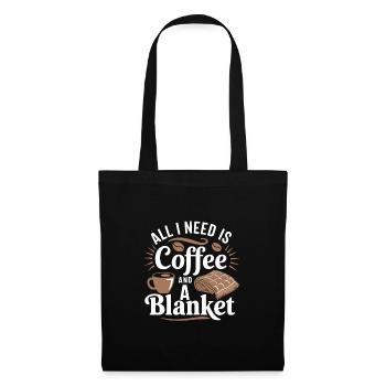 Winter Cozy Culture Warm Blankets Hot Cocoa - Tote Bag - black - Front