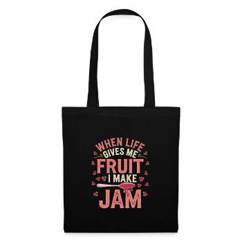 Preserving homemade food - Tote Bag - black - Front