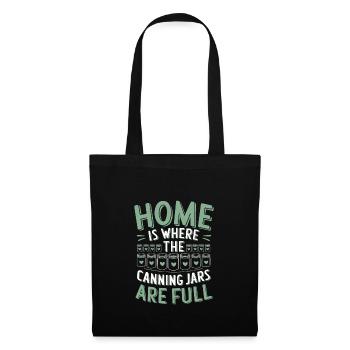 Preserving homemade food - Tote Bag - black - Front