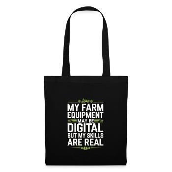 Farming Simulator Virtual Farming Game Fan Farm - Stoffbeutel - Schwarz - Vorne