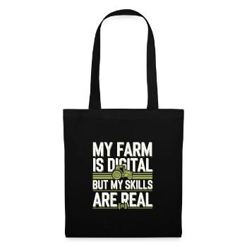 Farming Simulator Virtual Farming Game Fan Farm - Tote Bag - black - Front