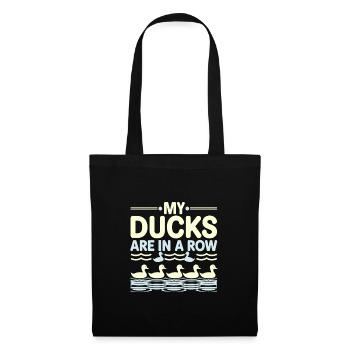 propriétaires de canards domestiques, amoureux des canards, - Sac en tissu - noir - Devant