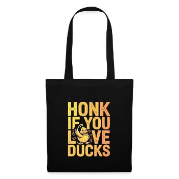 propriétaires de canards domestiques, amoureux des canards, - Sac en tissu - noir - Devant