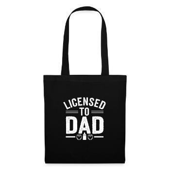 Humour parental Les nouveaux pères ont pour la première fois - Sac en tissu - noir - Devant