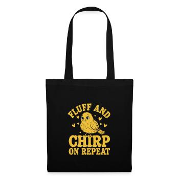 Pet, canary, owner, bird lover and - Tote Bag - black - Front