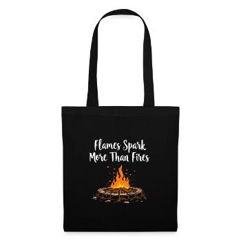 Fire Pits Backyard Gatherings In - Tote Bag - black - Front