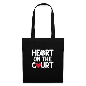 Volleyball Player And Fan Spike Serving - Tote Bag - black - Front