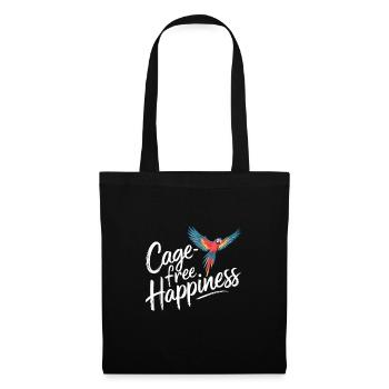 Propriétaire de perroquet Parrot Life et exotique - Sac en tissu - noir - Devant