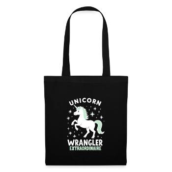 Unicorn breeder funny magical creature and - Tote Bag - black - Front