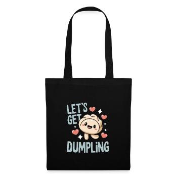Les amateurs de dim-sum de la cuisine chinoise et des quenelles - Sac en tissu - noir - Devant