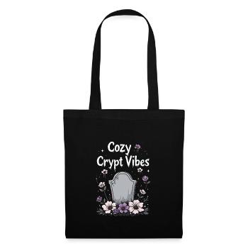 Cozy, Horror, Aesthetics, Spooky, Cozy - Tote Bag - black - Front
