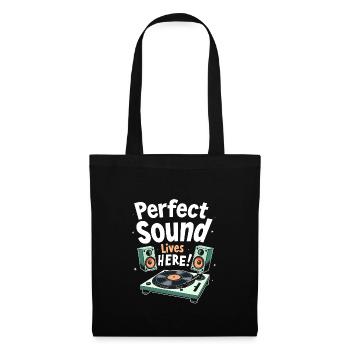 Un son haut de gamme de haute qualité pour la culture audiophile - Sac en tissu - noir - Devant