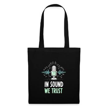 Un son haut de gamme de haute qualité pour la culture audiophile - Sac en tissu - noir - Devant