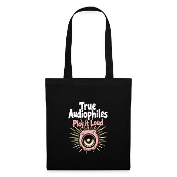 Un son haut de gamme de haute qualité pour la culture audiophile - Sac en tissu - noir - Devant