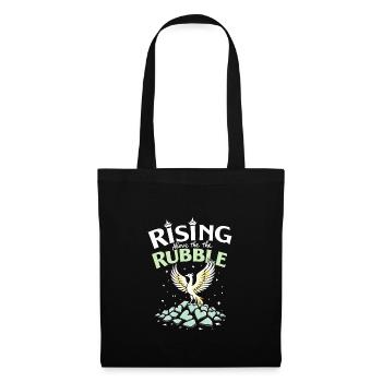 Autonomisation de la séparation, amour de soi, nouveaux départs - Sac en tissu - noir - Devant