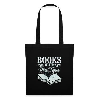 Book-like humour, Witty reading quotes, Literary - Tote Bag - black - Front