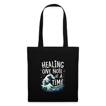 Music Therapy Emotional Healing Relaxation - Tote Bag - black - Front