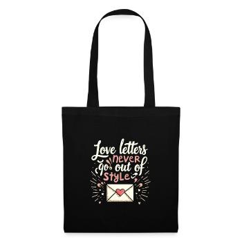Romantic Nostalgia Vintage Romance Classic Love - Tote Bag - black - Front