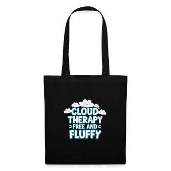 Cloudy view, Relaxing sky, Dreamy - Tote Bag - black - Front