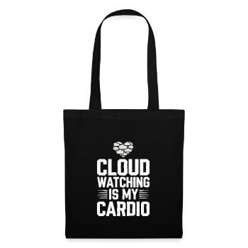 Cloudy view, Relaxing sky, Dreamy - Tote Bag - black - Front