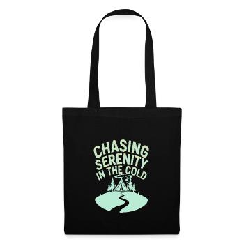 Winter Camper Snow Camping Adventure - Tote Bag - black - Front