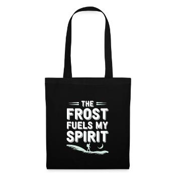 Winter Camper Snow Camping Adventure - Tote Bag - black - Front