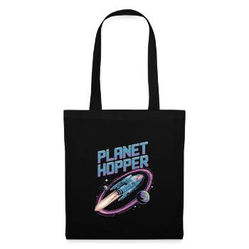 Spieler Mit Weltraumthemen Cosmic Gaming Sci-fi - Stoffbeutel - Schwarz - Vorne