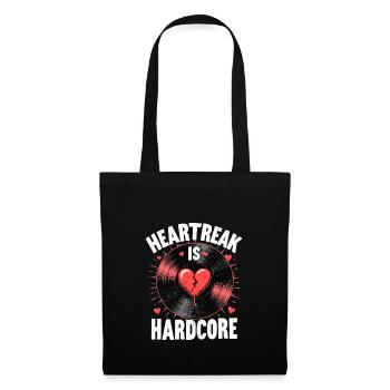 Grunge Saint-Valentin Sombre Romance Amour énervé - Sac en tissu - noir - Devant