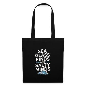 Les chasseurs de verre de mer collectionnent les trésors marins - Sac en tissu - noir - Devant