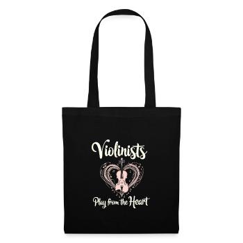 Violinists, String Instrument Musicians, Classical Music - Tote Bag - black - Front