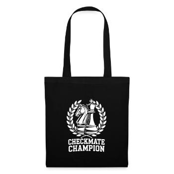 Échecs Tacticiens Stratégie Maîtres Tactique - Sac en tissu - noir - Devant