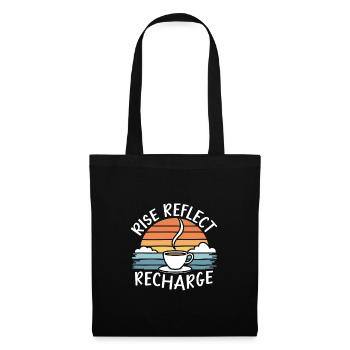 Morning Routine, Wellness Habits, More Productive - Tote Bag - black - Front