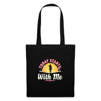 Morning Routine, Wellness Habits, More Productive - Tote Bag - black - Front
