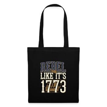 Boston Tea 1773 American Revolution Historic - Stoffbeutel - Schwarz - Vorne