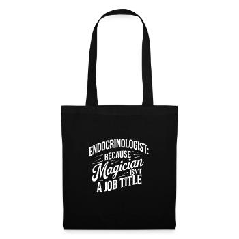 Science médicale pour l’endocrinologie - Sac en tissu - noir - Devant