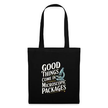 Microscope Enthusiast Lab Technician Science - Tote Bag - black - Front