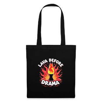 Lava Lamp Retro Aesthetic Psychedelic - Tote Bag - black - Front