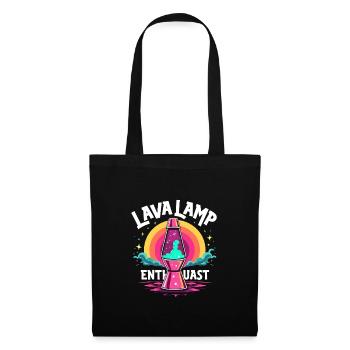 Lava Lamp Retro Aesthetic Psychedelic - Tote Bag - black - Front