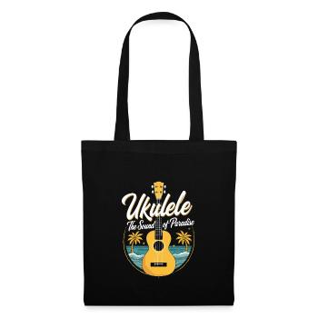 Ukulele Player Hawaiian Music Tropical - Tote Bag - black - Front