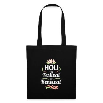 The Holi Festival Of Colors Indian Celebration - Tote Bag - black - Front