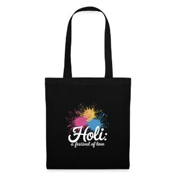 The Holi Festival Of Colors Indian Celebration - Tote Bag - black - Front