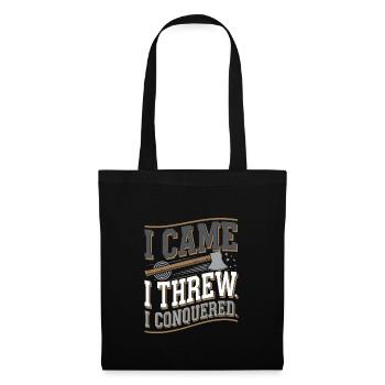 Lancer de hache Cible Pratique Bûcheron Sport - Sac en tissu - noir - Devant