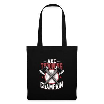 Lancer de hache Cible Pratique Bûcheron Sport - Sac en tissu - noir - Devant