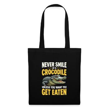 Alligator Crocodile Reptile Enthusiast Swamp - Tote Bag - black - Front