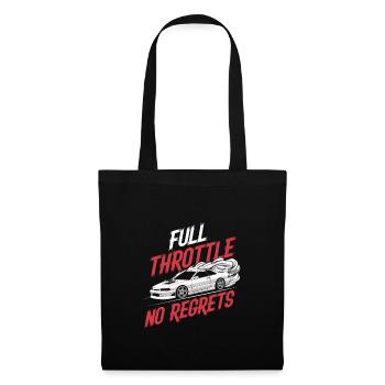 Drift automobile, course automobile, drift automobile - Sac en tissu - noir - Devant
